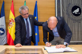 Toma de Posesión de José Miguel Morales Asencio como nuevo profesor titular del Departamento de Enfermería de la Universidad de Málaga. Edificio del Rectorado. Febrero de 2018