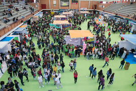 Jornadas de Puertas Abiertas de la Universidad de Málaga. Complejo Polideportivo Universitario. Abril de 2018