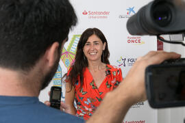 Lourdes García. Curso "Comunicación deportiva". Cursos de Verano de la Universidad de Málaga. Vélez-Málaga. Julio de 2019