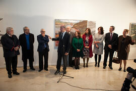 Inauguración de la exposición "Paisajes Andaluces", de Eugenio Chicano. Museo del Patrimonio Municipal. Diciembre de 2016