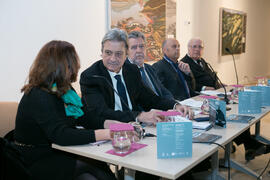 Mesa redonda. Exposición "Paisajes Andaluces" de Eugenio Chicano. Museo del Patrimonio Municipal. Febrero de 2017