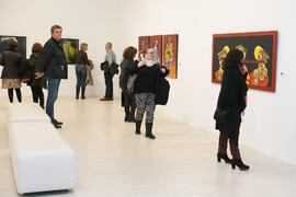 Inauguración de la exposición "Inventario", de Buly. Centro de Arte Contemporáneo Francisco Hernández, Vélez-Málaga. Diciembre de 2018