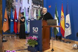 Intervención de José Ángel Narváez. Apertura del Curso Académico 2023/2024 de la Universidad de Málaga. Paraninfo. Septiembre de 2023
