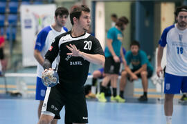 Partido Universidad de Barcelona - Universidad de Basilea. Categoría masculina. Campeonato Europeo Universitario de Balonmano. Antequera. Julio de 2017