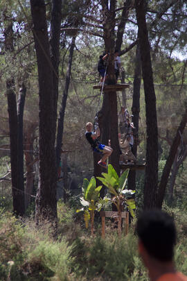 Actividad en Aventura Amazonia Marbella. Olimpiada Española de Economía, Fase Nacional. Marbella. Junio de 2015