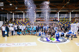 Foto de grupo tras la ceremonia de clausura del Campeonato Europeo Universitario de Balonmano. Antequera. Julio de 2017