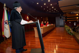 Intervención de José Ángel Narváez. Entrega de la Medalla de Oro de la Universidad de Córdoba a la Universidad de Málaga. Córdoba. Junio de 2022