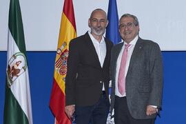 Toma de posesión de Jesús Olivero Anarte como catedrático del Área de Zoología de la Universidad de Málaga. Toma de posesión de nuevos catedráticos y profesores titulares de la Universidad de Málaga. Paraninfo. Noviembre de 2023