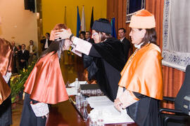 Investidura de nuevos doctores por la Universidad de Málaga. Paraninfo. Diciembre de 2009