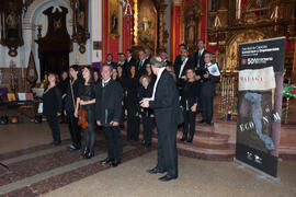 Concierto de Navidad de la Coral Sancti Petri homenaje a la Facultad de Económicas. Iglesia de los Mártires. Diciembre de 2015