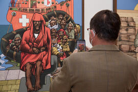 Visita a la exposición "Eugenio Chicano Siempre". Museo de Málaga. Junio de 2021