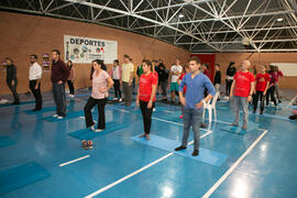 Taller de pilates e hipopresivos. 7º Congreso Internacional de Actividad Física Deportiva para Mayores. Escuela Técnica Superior de Ingeniería de Telecomunicaciones y de Informática. Noviembre de 2017