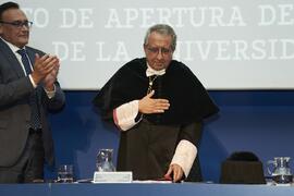José Ángel Narváez. Apertura del Curso Académico 2023/2024 de la Universidad de Málaga. Paraninfo. Septiembre de 2023