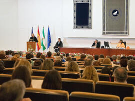 Investidura de nuevos doctores por la Universidad de Málaga 2010. Paraninfo. Enero de 2010