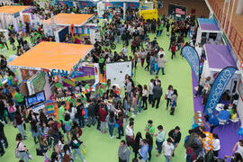 Jornadas de Puertas Abiertas de la Universidad de Málaga. Complejo Polideportivo Universitario. Abril de 2018