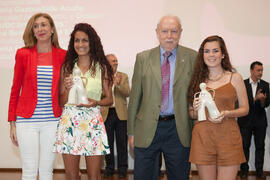 Entrega del Trofeo Rectora. Gala del Deporte Universitario. Escuela Técnica Superior de Ingeniería de Telecomunicaciones. Junio de 2015