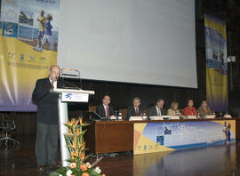Acto de Inauguración del 2º Congreso Internacional de Actividad Físico-Deportiva para Mayores de la Universidad de Málaga. Palacio de Ferias y Congresos de Málaga. Marzo de 2007