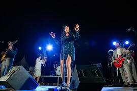 Concierto de Dry Martina. Festival Benéfico en los Baños del Carmen. Cursos de Verano de la Universidad de Málaga. Málaga. Julio de 2018