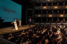 Apertura del Curso Académico 2019-2020 de la Escuela Técnica Superior de Arquitectura de la Universidad de Málaga. Teatro Cervantes. Octubre de 2019