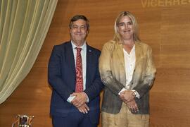 Toma de posesión de Esther Rando Burgos como nueva asesora en materia de Transparencia, Calidad Normativa y Procedimiento Electrónico de la Universidad de Málaga. Edificio del Rectorado. Abril de 2024