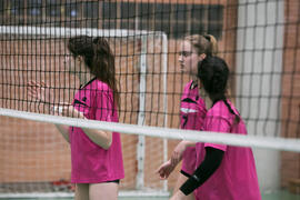 Partido femenino Universidad de Málaga - Universidad de A Coruña. Campeonato de España Universitario de Voleibol. Complejo Polideportivo Universitario. Abril de 2018