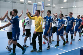 Partido Universidad de Suceava - Universidad Duisburg-Essen. Categoría masculina. Campeonato Europeo Universitario de Balonmano. Antequera. Julio de 2017