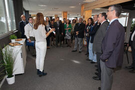 Visita guiada a Link by UMA en el Encuentro de rectores de Brasil, Portugal y España. Edificio The Green Ray. Octubre de 2015