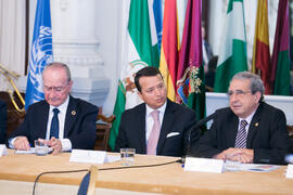 Intervención de José Ángel Narváez. Presentación del Centro Internacional de Autoridades y Líderes. Ayuntamiento de Málaga. Julio de 2018