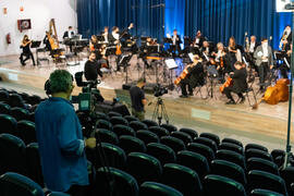 Concierto de Bandas Sonoras de la 30 edición de Fancine de la Universidad de Málaga. Auditorio de la Escuela Técnica de Ingeniería de Telecomunicaciones e Informática. Noviembre de 2020