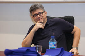 Francisco Calderón Peñalver. Graduación y clausura del curso del Aula de Mayores de la Universidad de Málaga. Paraninfo. Junio de 2015