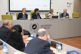 Encuentro de rectores de Brasil, Portugal y España: Fomento de la cultura emprendedora. Edificio del Rectorado. Octubre de 2015