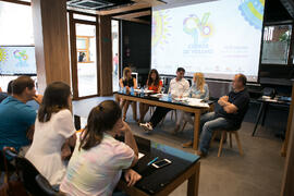 Mesa redonda: «Relación entre profesionales del deporte y medios de comunicación. ¿Evolución o involución? Aciertos y errores». Curso "Comunicación deportiva". Cursos de Verano de la Universidad de Málaga. Vélez-Málaga. Julio de 2019