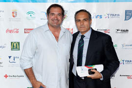 Miembros de la gala del deporte de la Universidad de Málaga. Mayo de 2014