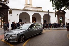 Entierro de Eugenio Chicano. Cementerio de Vélez-Málaga. Noviembre de 2019