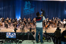 Concierto de Bandas Sonoras de la 30 edición de Fancine de la Universidad de Málaga. Auditorio de la Escuela Técnica de Ingeniería de Telecomunicaciones e Informática. Noviembre de 2020