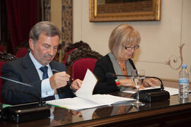 Firma de convenio entre la Universidad de Málaga Y ADIF en apoyo al Proyecto "Andalucía Tech". Antequera, Málaga. Octubre de 2010