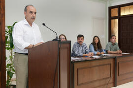Intervención de Salvador Peláez Santamaría. Graduación del alumnado del CIE de la Universidad de Málaga. Centro Internacional de Español. Junio de 2015