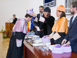 Investidura de nuevos doctores por la Universidad de Málaga 2010. Paraninfo. Enero de 2010