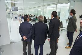 Visita a la nueva facultad de Psicología y Logopedia de la Universidad de Málaga tras su inauguración. Campus de Teatinos. Octubre de 2022