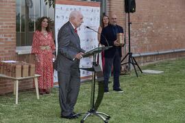 Intervención de Carlos Benavides. Homenaje al personal jubilado de la Facultad de Ciencias Económicas y Empresariales. Campus de El Ejido. Septiembre de 2022