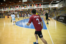 Partido Universidad del Miño - Universidad de Málaga. Categoría masculina. Campeonato Europeo Universitario de Balonmano. Antequera. Julio de 2017