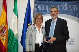 Homenaje a los jubilados y al personal que cumple 25 años de servicio en la Universidad de Málaga. Paraninfo. Octubre de 2012