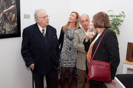 Inauguración de la Exposición Murales de Eugenio Chicano "El Copo" y "Puerta Oscura". Escuela Técnica Superior de Ingeniería Informática. Noviembre de 2013