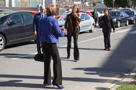 Visita oficial de la Ministra Cristina Garmendia al nuevo edificio de Bioinnovación de la UMA ubicado en el PTA. Octubre de 2009