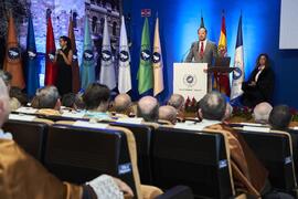 Intervención de Ramón Herrera de las Heras. Apertura del Curso Académico 2024/2025 de la Universidad de Málaga. Paraninfo. Septiembre de 2024