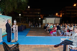 Discurso de José Ángel Narváez. Homenaje al personal jubilado o que cumple 25 años de servicio en la Universidad de Málaga. Jardín Botánico. Septiembre de 2021