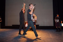 Narksoul. Ensayos para la Gala Inaugural de la XXIV edición de Fancine de la Universidad de Málaga. Teatro Cervantes. Noviembre de 2014