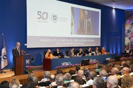 Intervención de Miguel Porras Fernández. Apertura del Curso Académico 2023/2024 de la Universidad de Málaga. Paraninfo. Septiembre de 2023