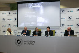 Acto de la Fundación Lágrimas y Favores. Entrega de los Premios de Investigación de la Cátedra de Estudios Cofrades. Rectorado. Abril de 2019