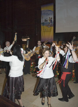 Acto de Clausura del 2º Congreso Internacional de Actividad Físico-Deportiva para Mayores de la Universidad de Málaga. Palacio de Ferias y Congresos de Málaga. Marzo de 2007